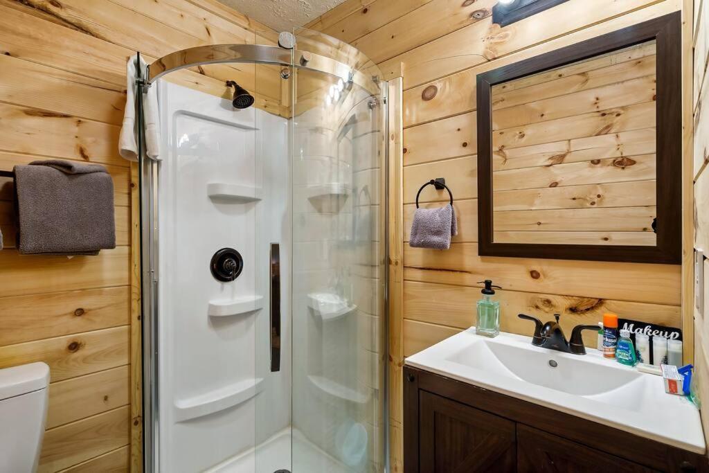 Cabin With Spectacular View With Hot Tub In The Smoky Mtns Sevierville Exterior foto
