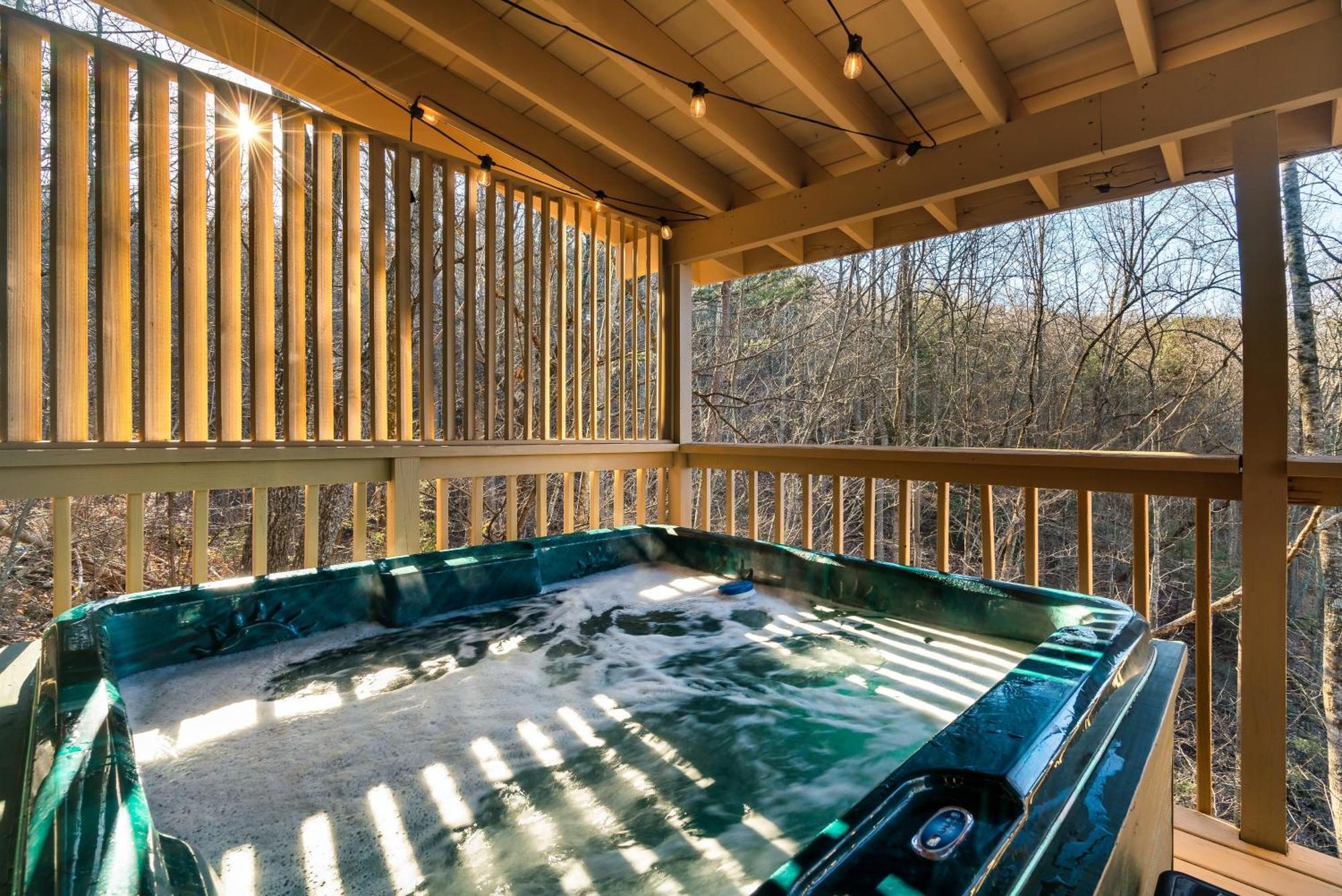Cabin With Spectacular View With Hot Tub In The Smoky Mtns Sevierville Exterior foto